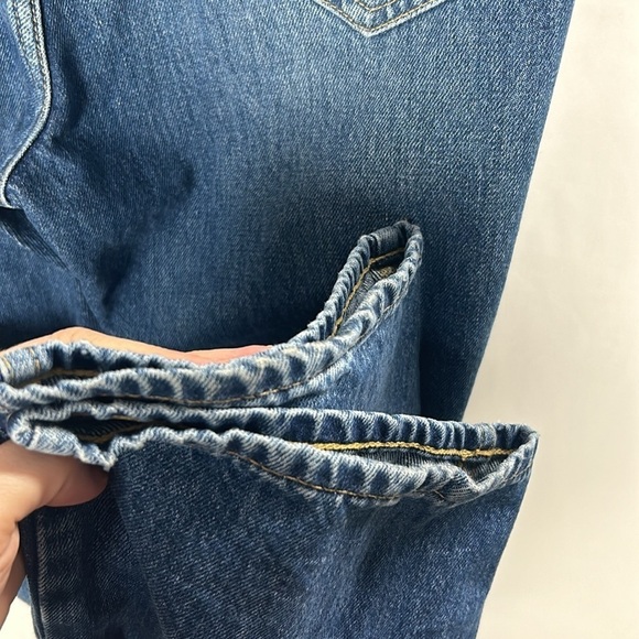 Fat Face Uk Sutton Straight Jeans Medium Wash Button Fly -Size 12S - Picture 5 of 11